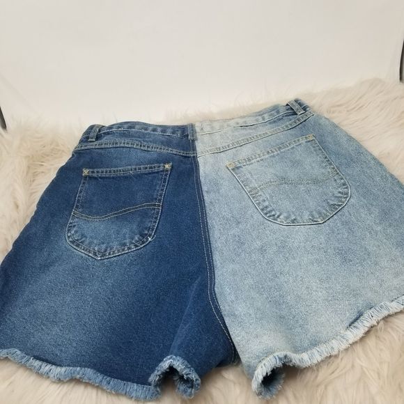 NWT. NASTY GAL SZ 10. HIGH RISE FACTORY CUTOFFS - Picture 10 of 16